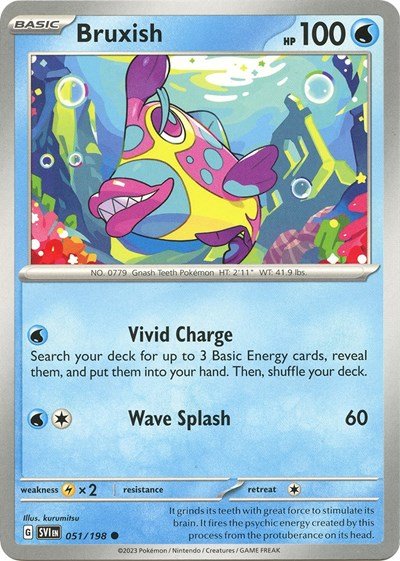 Bruxish (Scarlet and Violet: Base Set) Near Mint - Nick Nack's Full Frontal Attack