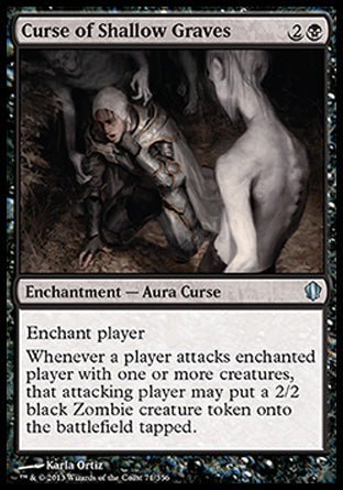 Curse of Shallow Graves (Commander 2013 Edition) Near Mint - Nick Nack's Full Frontal Attack