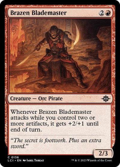 Brazen Blademaster (The Lost Caverns of Ixalan) Near Mint - Nick Nack's Full Frontal Attack