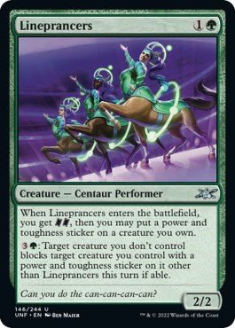 Lineprancers (Unfinity) Near Mint - Nick Nack's Full Frontal Attack