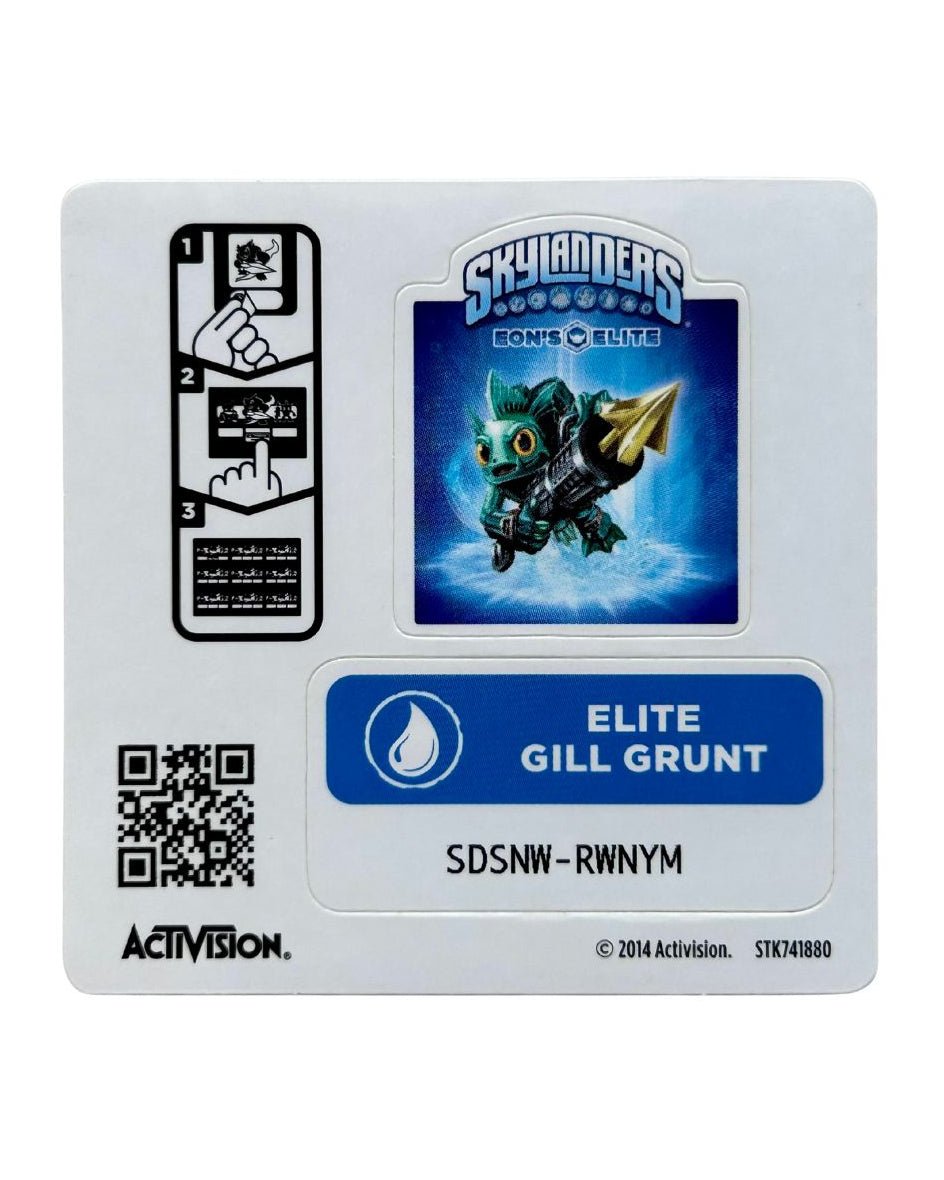 Gill Grunt (Eon's Elite) (Sticker Sheet) - Nick Nack's Full Frontal Attack