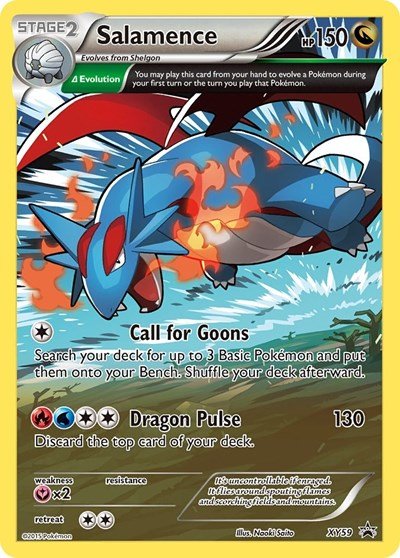 Salamence - XY59 (XY Promos) Medium Play Holofoil - Nick Nack's Full Frontal Attack