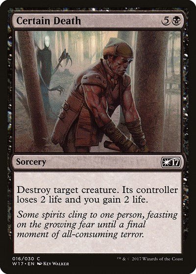 Certain Death (Welcome Deck 2017) Near Mint - Nick Nack's Full Frontal Attack
