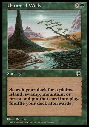 Untamed Wilds (Portal) Light Play - Nick Nack's Full Frontal Attack