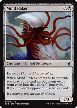 Mind Raker (Battle for Zendikar) Near Mint - Nick Nack's Full Frontal Attack