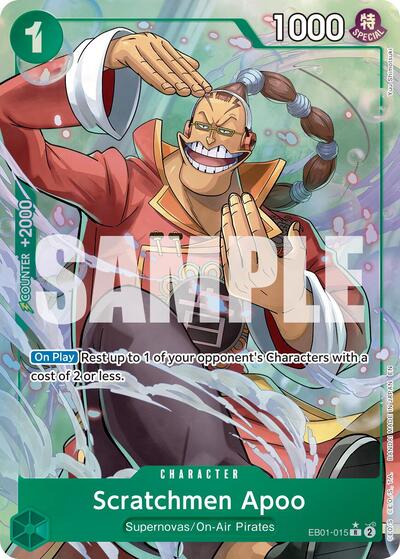 Scratchmen Apoo (Alternate Art) (Premium Booster -The Best- Vol. 2) Near Mint Foil