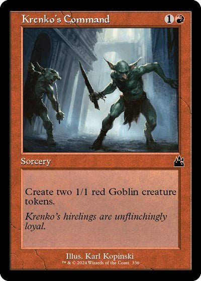 Krenko's Command (Retro Frame) (Ravnica Remastered) Near Mint - Nick Nack's Full Frontal Attack