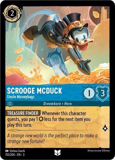 Scrooge McDuck - Uncle Moneybags (Into the Inklands) Near Mint - Nick Nack's Full Frontal Attack