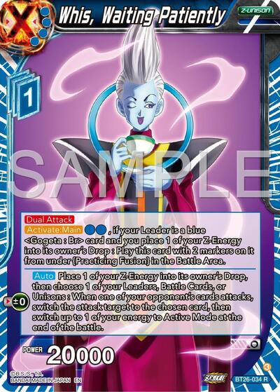 Whis, Waiting Patiently (Ultimate Advent) Near Mint Foil - Nick Nack's Full Frontal Attack