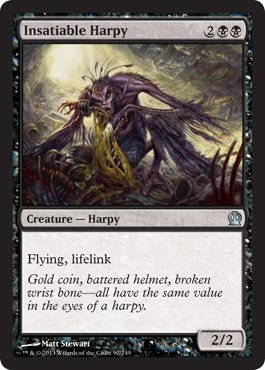 Insatiable Harpy (Theros) Near Mint - Nick Nack's Full Frontal Attack