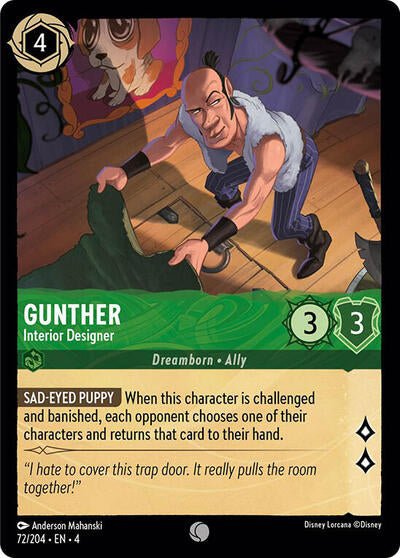 Gunther - Interior Designer (Ursula's Return) Near Mint - Nick Nack's Full Frontal Attack