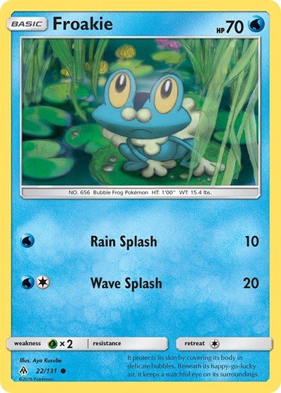 Froakie (22) (SM - Forbidden Light) Near Mint - Nick Nack's Full Frontal Attack