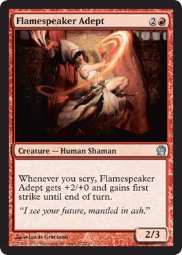 Flamespeaker Adept (Theros) Near Mint - Nick Nack's Full Frontal Attack