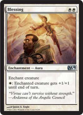 Blessing (Magic 2014 Core Set) Near Mint - Nick Nack's Full Frontal Attack