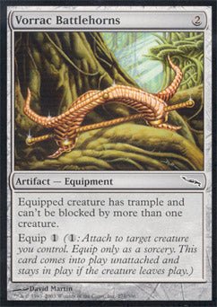 Vorrac Battlehorns (Mirrodin) Light Play - Nick Nack's Full Frontal Attack