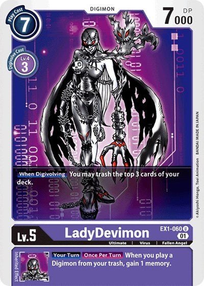 LadyDevimon (Classic Collection) Near Mint - Nick Nack's Full Frontal Attack