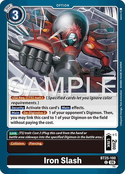 Iron Slash (Dual Revolution Booster) Near Mint