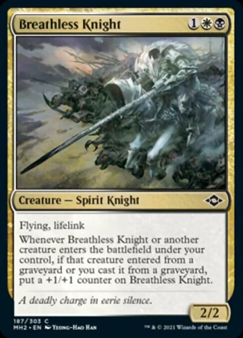 Breathless Knight (Modern Horizons 2) Near Mint - Nick Nack's Full Frontal Attack