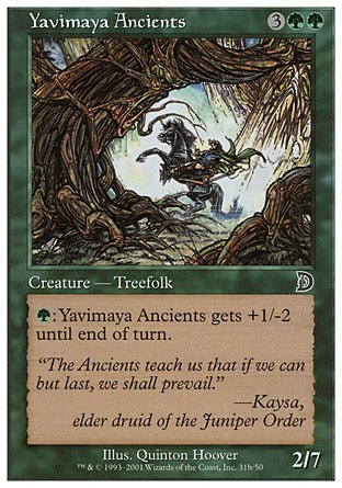 Yavimaya Ancients (Rearing Horse) (Alliances) Light Play - Nick Nack's Full Frontal Attack