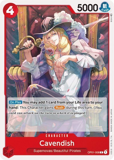 Cavendish (Romance Dawn) Near Mint - Nick Nack's Full Frontal Attack