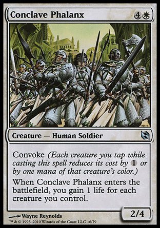 Conclave Phalanx (Duel Decks: Elspeth vs Tezzeret) Near Mint - Nick Nack's Full Frontal Attack