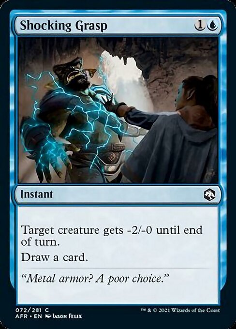 Shocking Grasp (Adventures in the Forgotten Realms) Near Mint - Nick Nack's Full Frontal Attack