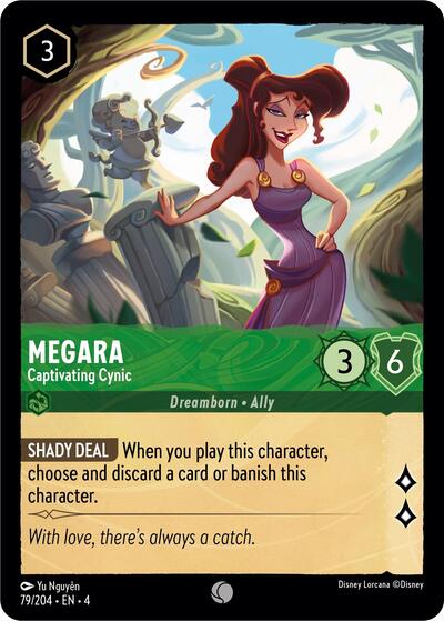 Megara - Captivating Cynic (Ursula's Return) Near Mint - Nick Nack's Full Frontal Attack