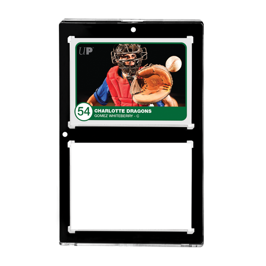 35PT 2-Card Black Border UV ONE-TOUCH Magnetic Holder
