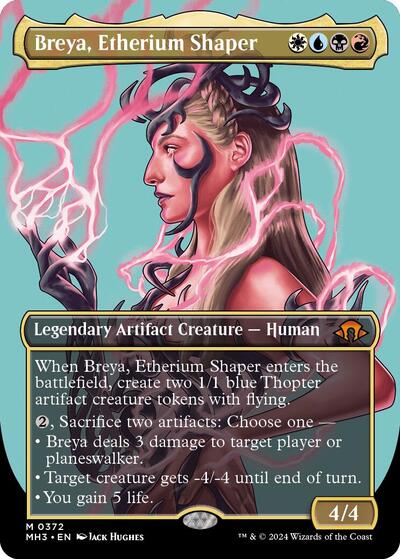 Breya, Etherium Shaper (Borderless) (Modern Horizons 3) Near Mint