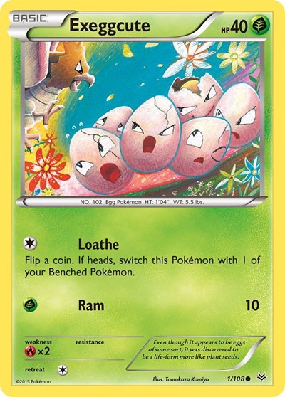 Exeggcute (XY Roaring Skies) Light Play