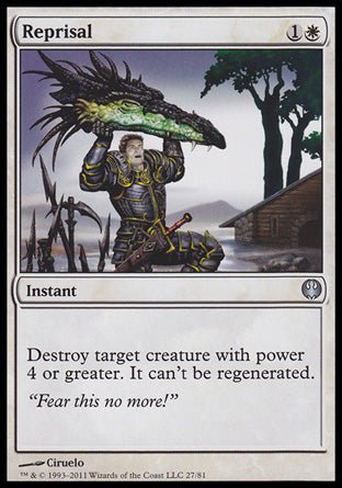 Reprisal (Duel Decks: Knights vs Dragons) Near Mint - Nick Nack's Full Frontal Attack