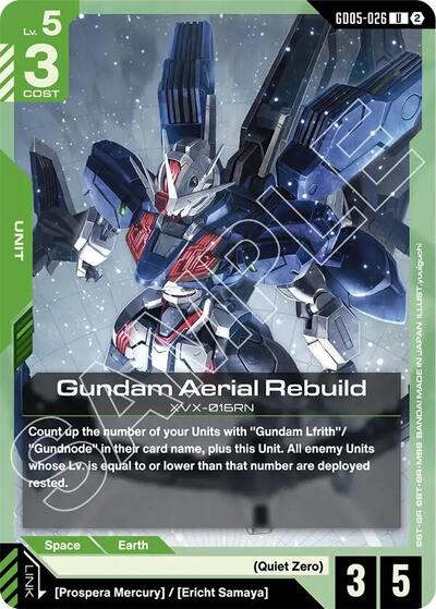 Gundam Aerial Rebuild (Freedom Ascension) Near Mint