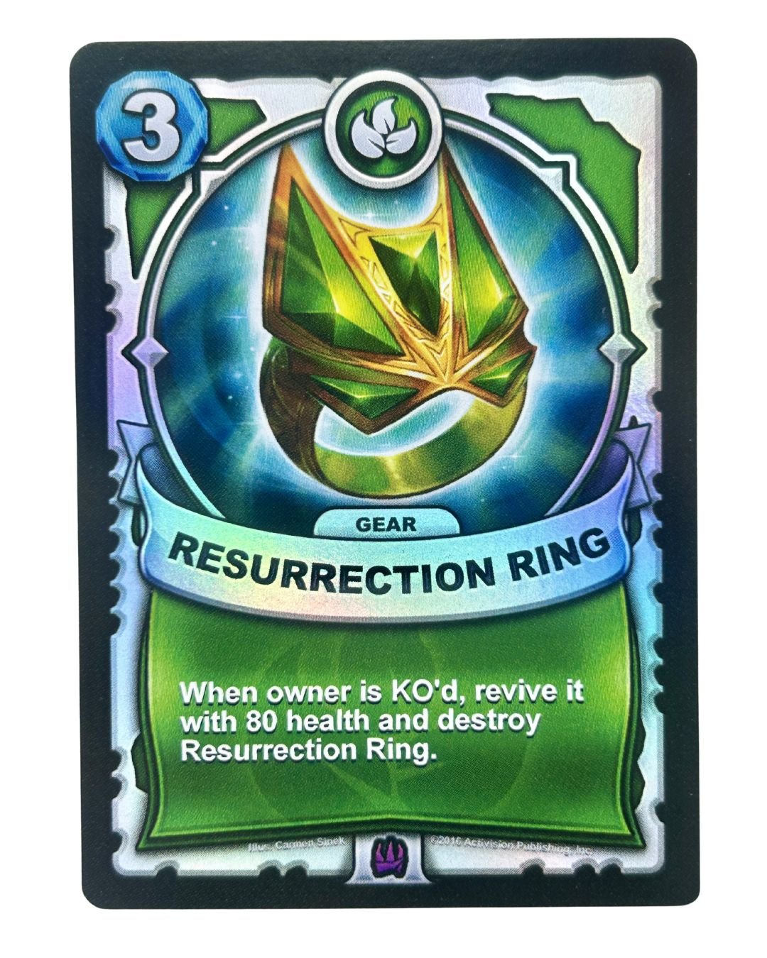 Resurrection Ring (Battlecast) (Silver Foil) - Nick Nack's Full Frontal Attack