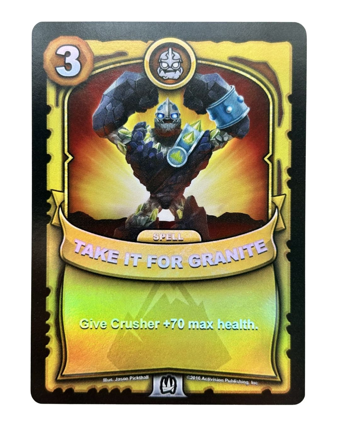 Take It for Granite (Battlecast) (Gold Foil) - Nick Nack's Full Frontal Attack