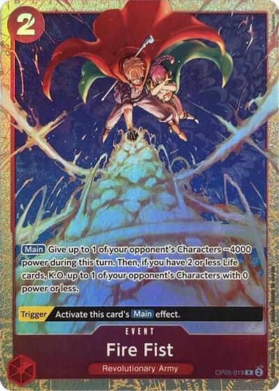 Fire Fist (Premium Card Collection -Best Selection Vol. 2-) (One Piece Promotion Cards) Near Mint Foil