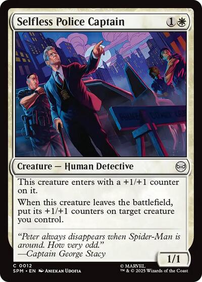 Selfless Police Captain (Marvel's Spider - Man) Near Mint - Nick Nack's Full Frontal Attack