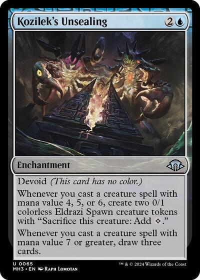 Kozilek's Unsealing (Modern Horizons 3) Near Mint - Nick Nack's Full Frontal Attack