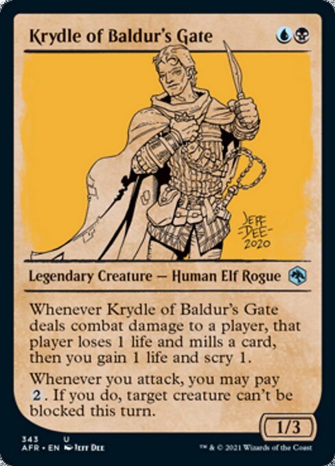 Krydle of Baldur's Gate (Showcase) (Adventures in the Forgotten Realms) Near Mint - Nick Nack's Full Frontal Attack