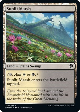 Sunlit Marsh (Dominaria United) Near Mint - Nick Nack's Full Frontal Attack