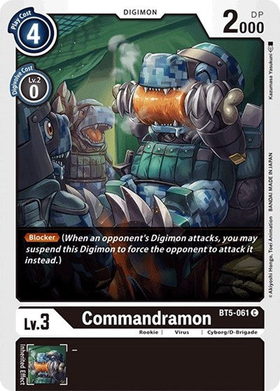 Commandramon (Battle of Omni) Near Mint