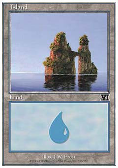 Island (336) (Classic 6th Edition) Near Mint
