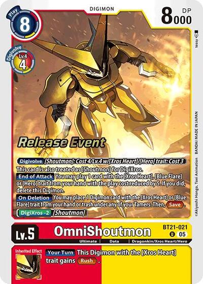 OmniShoutmon (World Convergence Release Event Cards) Near Mint