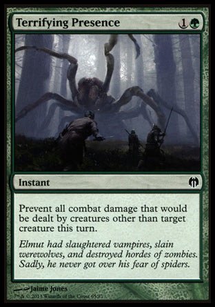 Terrifying Presence (Duel Decks: Heroes vs Monsters) Near Mint - Nick Nack's Full Frontal Attack