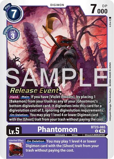 Phantomon (Hackers' Slumber Release Event Cards) Near Mint Foil