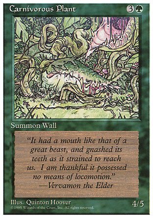 Carnivorous Plant (4th Edition) Light Play - Nick Nack's Full Frontal Attack