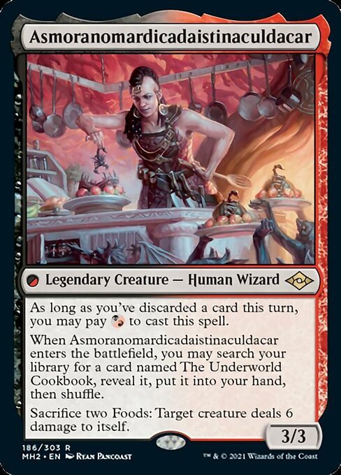 Asmoranomardicadaistinaculdacar (Modern Horizons 2) Near Mint - Nick Nack's Full Frontal Attack