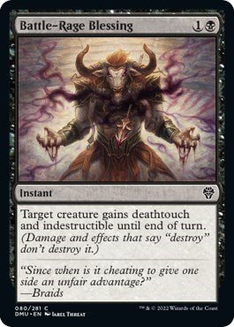 Battle - Rage Blessing (Dominaria United) Near Mint - Nick Nack's Full Frontal Attack