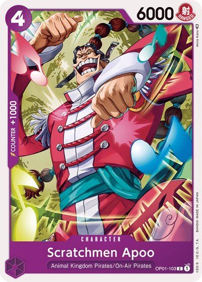 Scratchmen Apoo (Romance Dawn) Near Mint - Nick Nack's Full Frontal Attack
