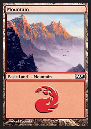 Mountain (245) (Magic 2011 Core Set) Near Mint - Nick Nack's Full Frontal Attack