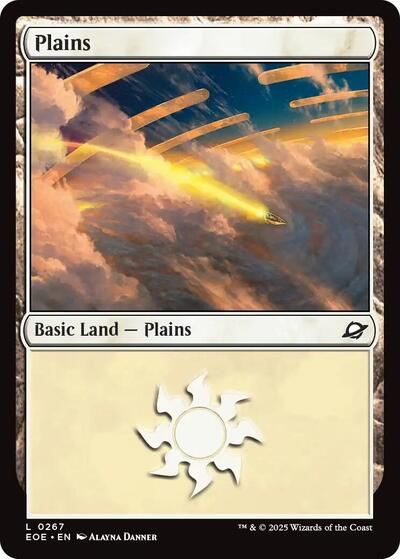 Plains (0267) (Edge of Eternities) Near Mint Foil - Nick Nack's Full Frontal Attack
